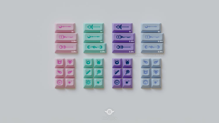DSA Dark Magic Girl Keycaps | Keycaps by Mintlodica | KS-MG-NOVS Group Buy
