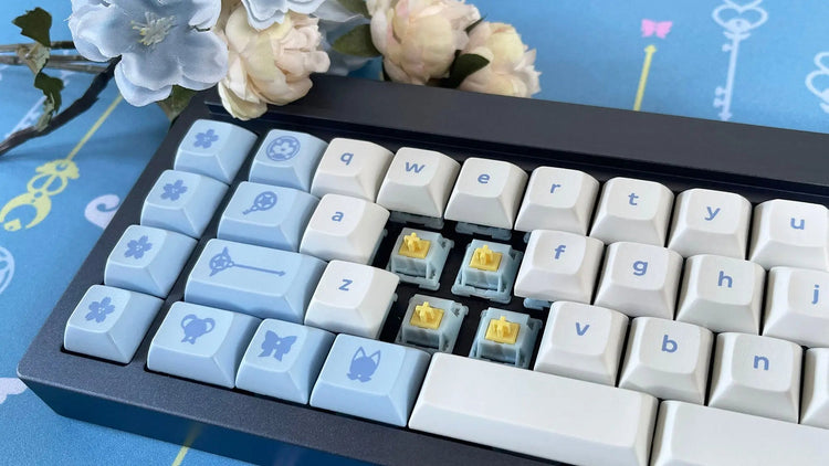 Magic Girl Linear Switches | Mechanical Keyboard Switches by Mintlodica | SW-MG-LINEAR-MILL-40