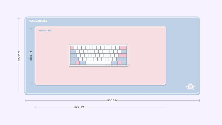 Magic Girl 'Pink Wands' Deskmats | Deskmats by Mintlodica | DM-MG-MINI-PINKWANDS Group Buy