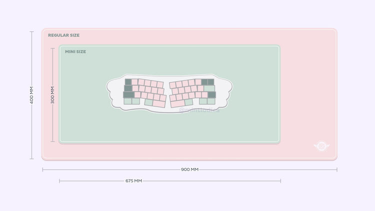 Pastel Picnic 'Pan Pride' Deskmats | Deskmats by Mintlodica | DM - PP - MINI - PANPRIDE Group Buy